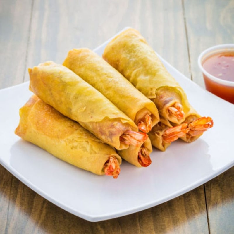 A5. Rocket Shrimp Egg Rolls