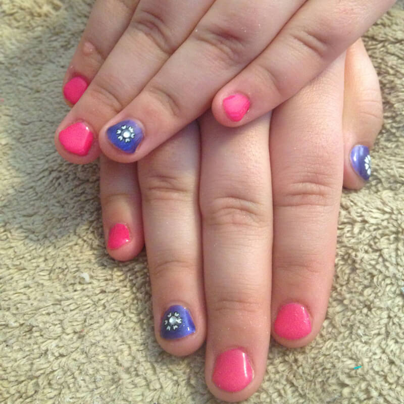 Kids Manicure with Gel