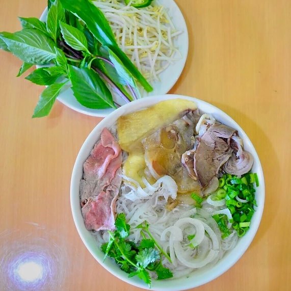 P17. PHO with Rare Steak, Flank, Tendon, Fatty Brisket & Tripe