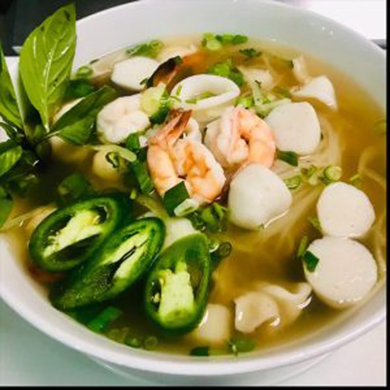 P12. Seafood Noodles Soup